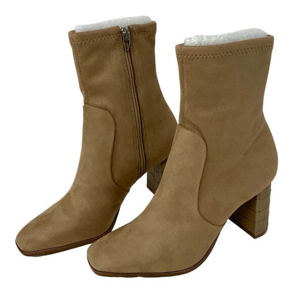 Dolce Vita | Shoes | Dolce Vita Petya Block Heel Faux Suede  Dolce Vita Petya Block Heel Faux Suede Bootie Taupe Size 8.5 NWT $130 MSRP